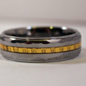 Ring - Silver with Gold Inlay