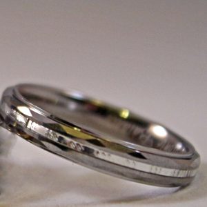 Ring - Silver with Silver inlay