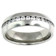 Ring - SS - Silver - CZ channel